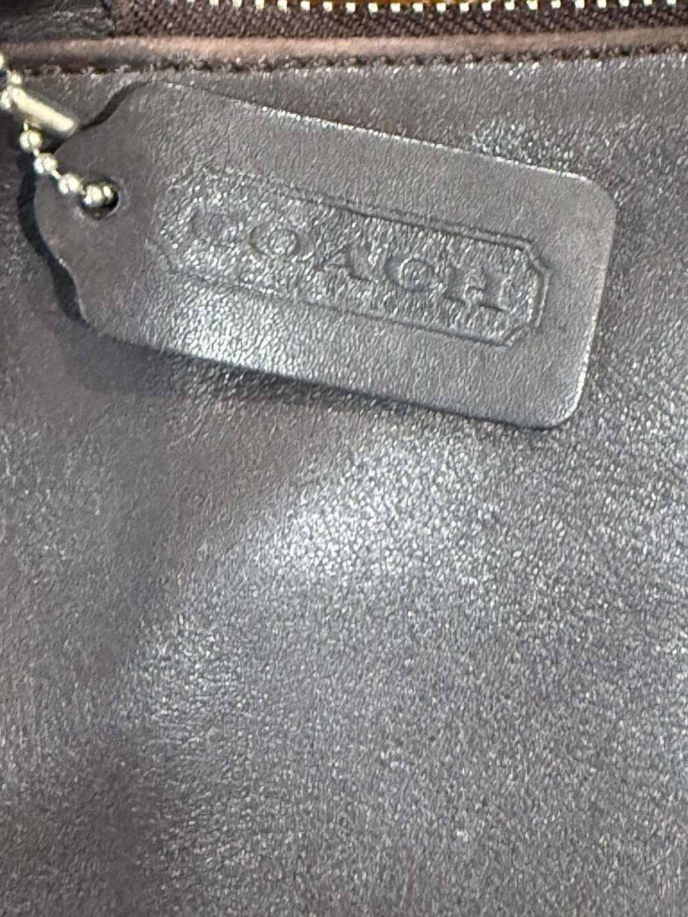 Coach Vintage Full Grain Leather Brown Crossbody Bag USA E0C-9457 - Picture 3 of 9